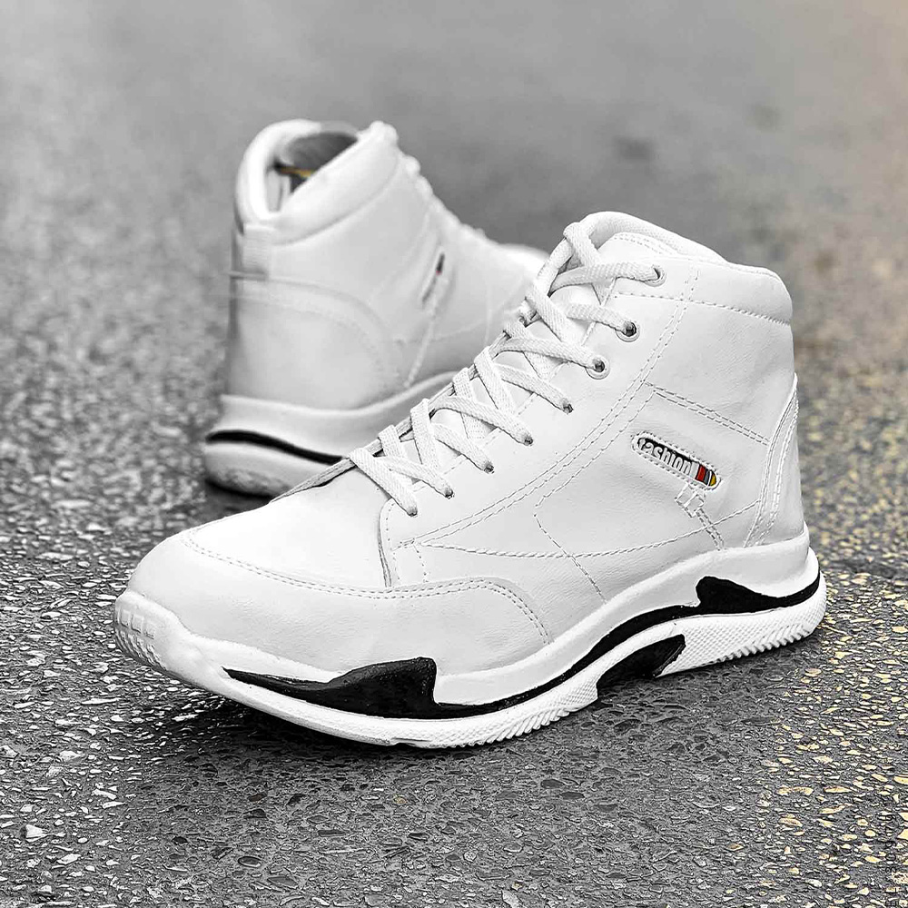 کفش ساقدار مدل Fashion سفید